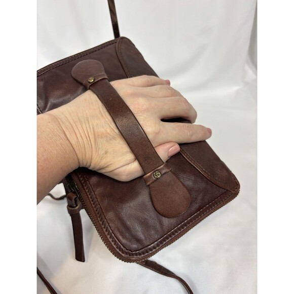 Free People We the Free Traveler Bag Wallet Crossbody Brown Leather Convertible - Picture 4 of 16